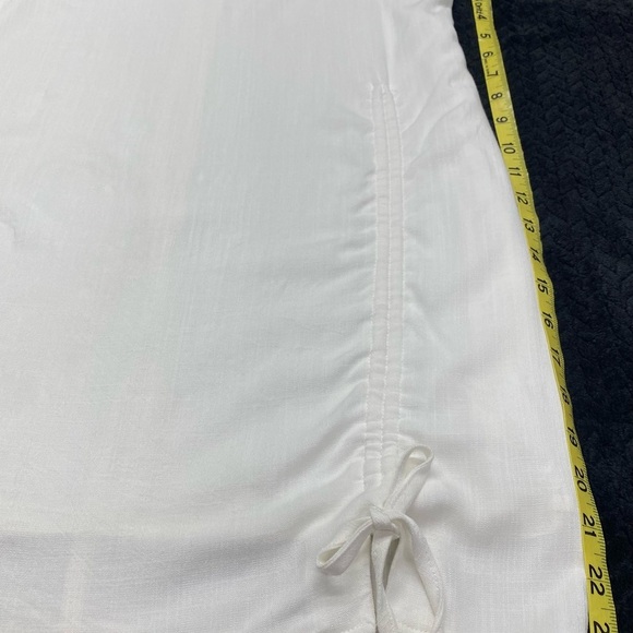 SASS White Ruched Dress NWT SZ 10 Lined Back Zip/Hook & Eye ELEGANT PARTY - Picture 14 of 14